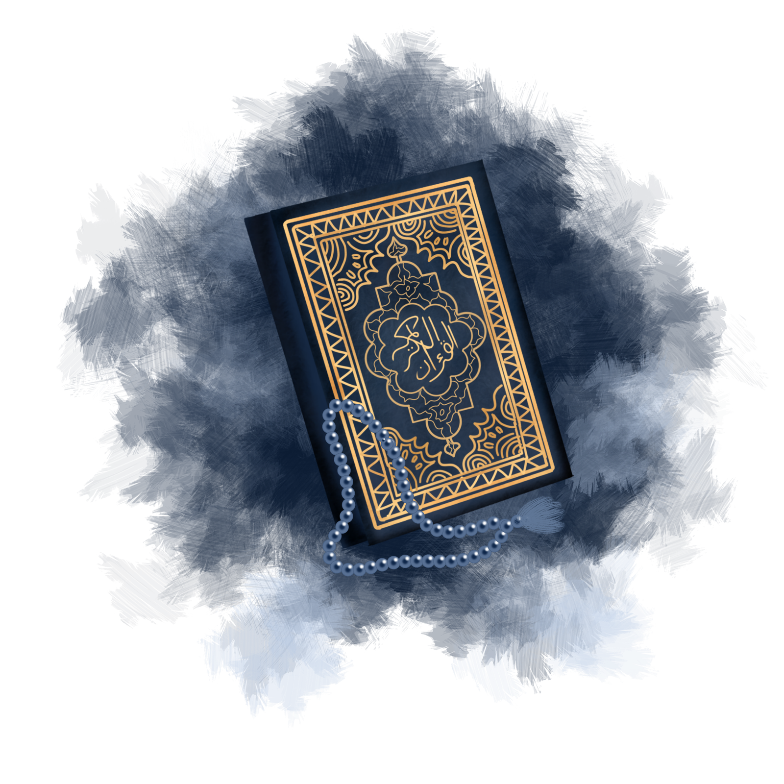 —Pngtree—holy quran with navy cover_6152631